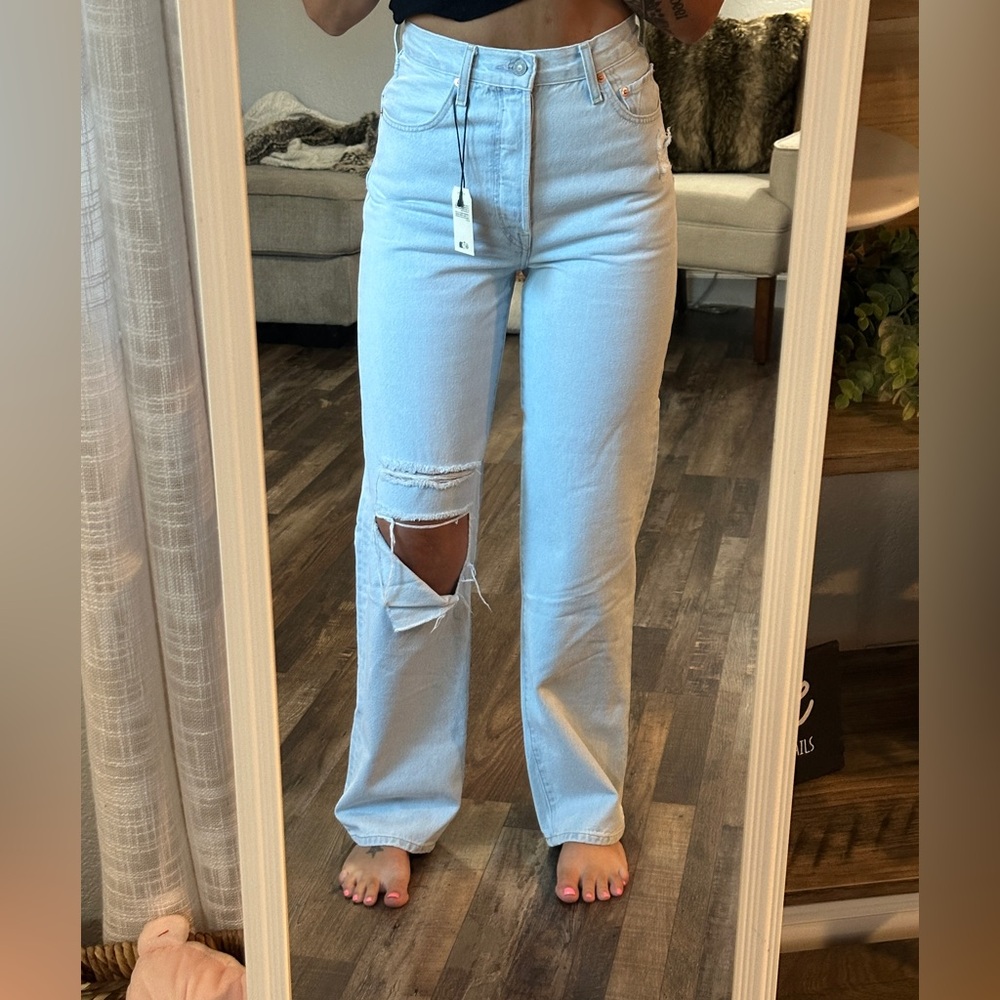 NWT Levi’s Ribcage Straight Ankle Jeans